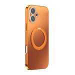 360度回転ホルダーMagSafe電気めっきスマホケース レンズカバー付き、iPhone 17 Pro Max用、iPhone 17 Pro用、iPhone 17用、iPhone Air用、iPhone 16 Pro Max用、iPhone 16 Pro用