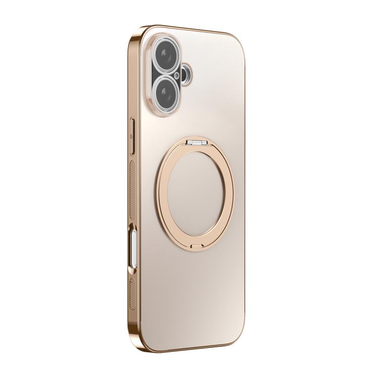 360度回転ホルダーMagSafe電気めっきスマホケース レンズカバー付き、iPhone 17 Pro Max用、iPhone 17 Pro用、iPhone 17用、iPhone Air用、iPhone 16 Pro Max用、iPhone 16 Pro用