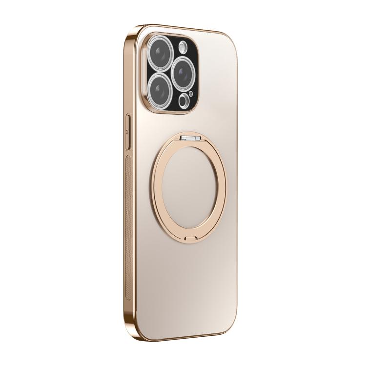 360度回転ホルダーMagSafe電気めっきスマホケース レンズカバー付き、iPhone 17 Pro Max用、iPhone 17 Pro用、iPhone 17用、iPhone Air用、iPhone 16 Pro Max用、iPhone 16 Pro用