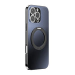 360度回転ホルダーMagSafe電気めっきスマホケース レンズカバー付き、iPhone 17 Pro Max用、iPhone 17 Pro用、iPhone 17用、iPhone Air用、iPhone 16 Pro Max用、iPhone 16 Pro用