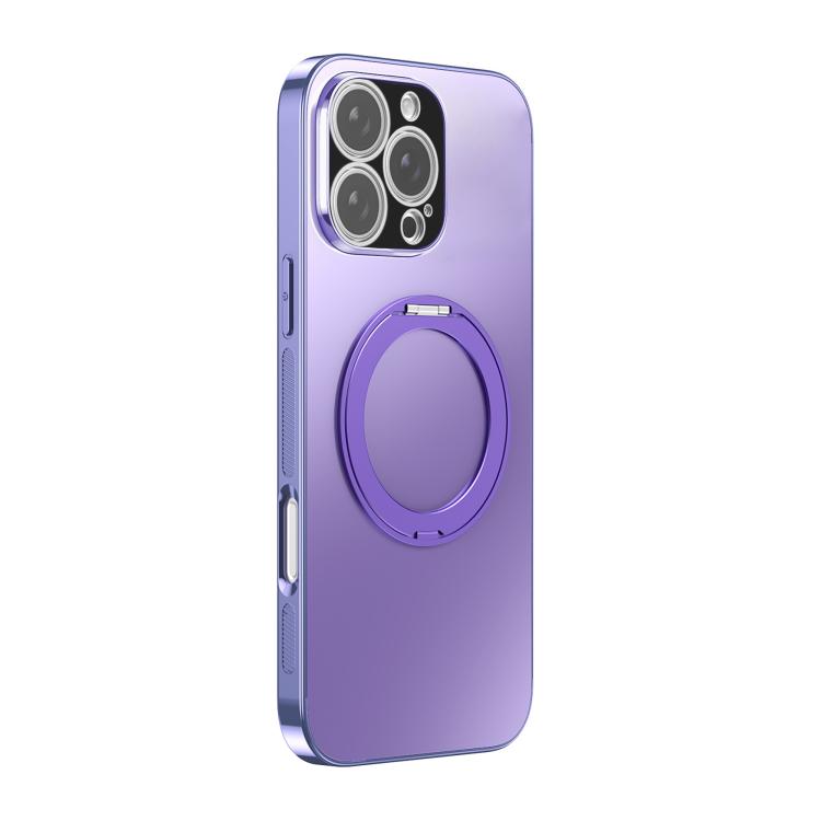 360度回転ホルダーMagSafe電気めっきスマホケース レンズカバー付き、iPhone 17 Pro Max用、iPhone 17 Pro用、iPhone 17用、iPhone Air用、iPhone 16 Pro Max用、iPhone 16 Pro用