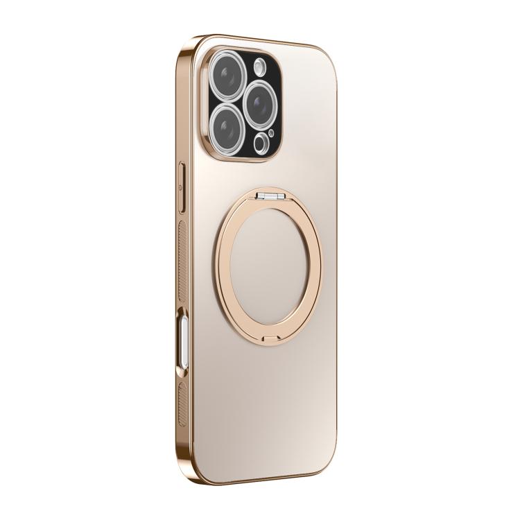 360度回転ホルダーMagSafe電気めっきスマホケース レンズカバー付き、iPhone 17 Pro Max用、iPhone 17 Pro用、iPhone 17用、iPhone Air用、iPhone 16 Pro Max用、iPhone 16 Pro用