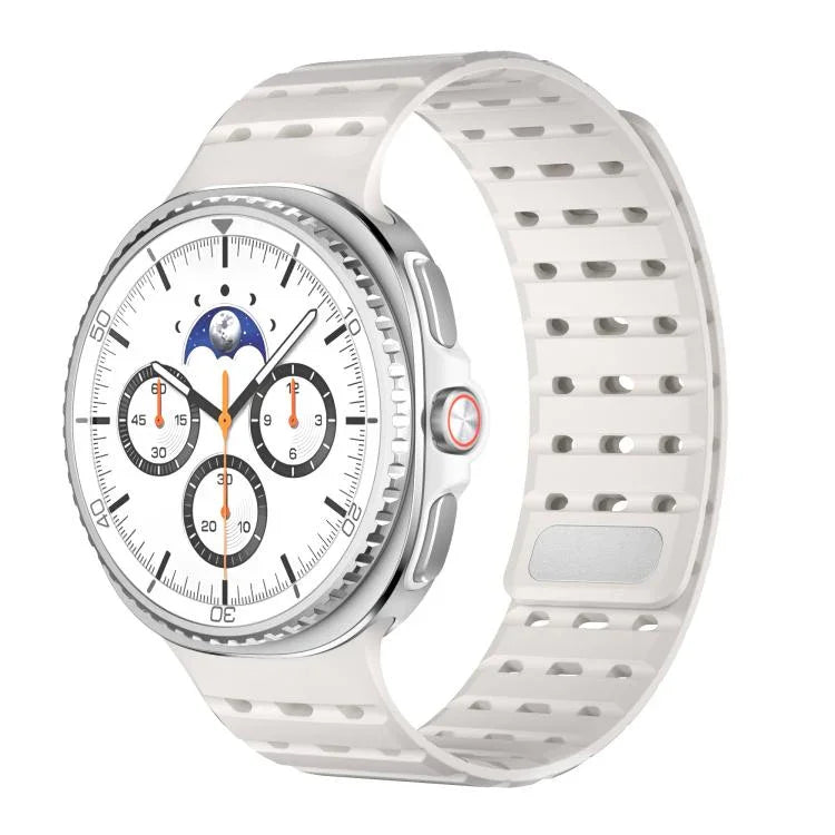 通気性マグネティックシリコンウォッチバンド、Samsung Galaxy Watch8 / Watch8 Classic用