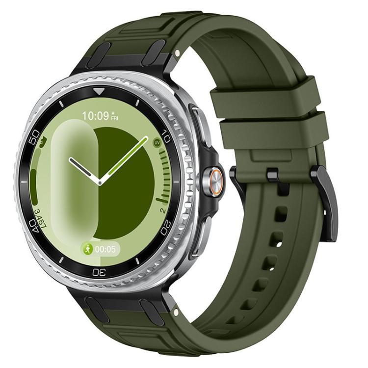 三層アーマーシリコンウォッチバンド、Samsung Galaxy Watch8 / Watch8 Classic用