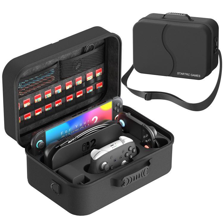Game Controllers Multi-Functional Handheld Hard-Shell Crossbody Bag, For Nintendo Switch 2