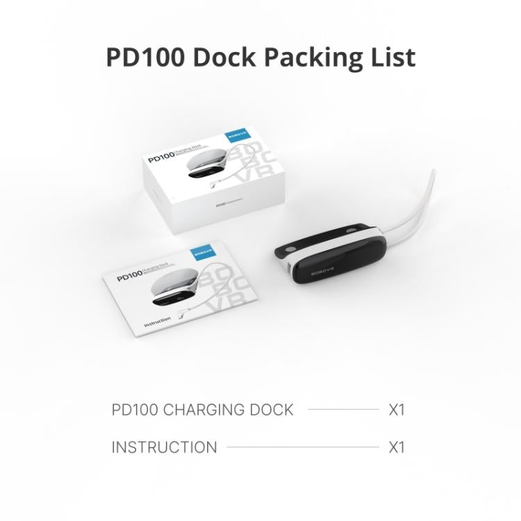 BOBOVR PD100 30W Fast Charging Hub for BOBOVR B100 Battery Pack Expansion Dock Built-in Type-C Cable, PD100