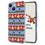 クリスマス柄プリント TPUスマホケース、iPhone 15 用