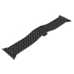 ドラゴングレイン無垢ステンレススチールリストストラップウォッチバンド Apple Watch Series 3 & 2 & 1 38mm用