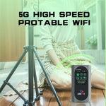 M2D-E 2.4G / 5.8G デュアルバンド 600Mbps WiFi 6 MiFi ポータブル5Gルーター ユーラシア版