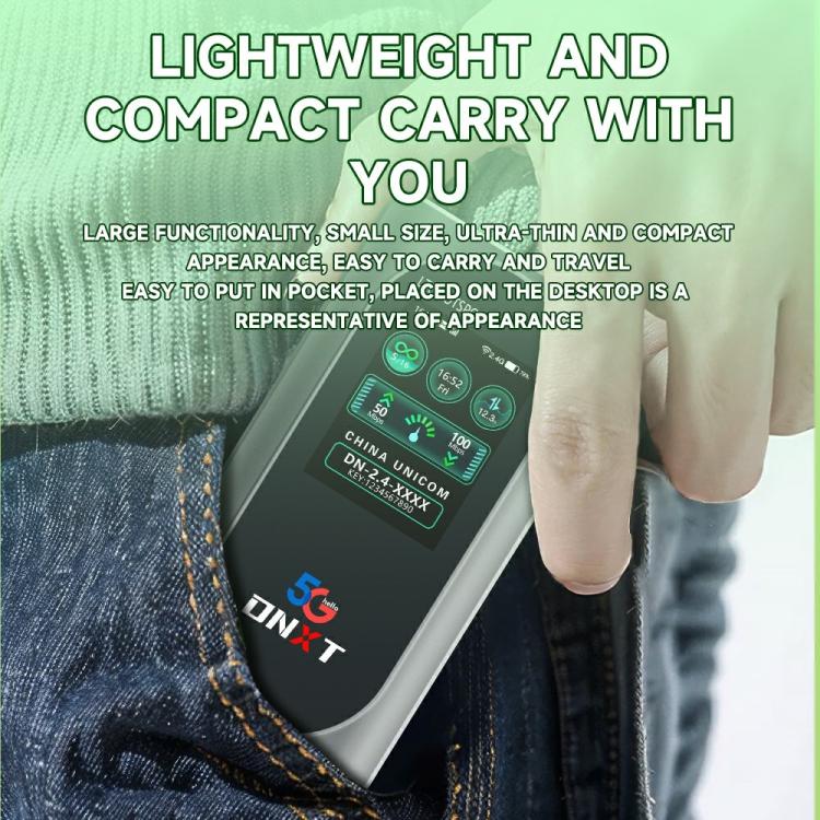 M2D-E 2.4G / 5.8G デュアルバンド 600Mbps WiFi 6 MiFi ポータブル5Gルーター ユーラシア版