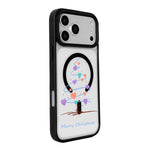 クリスマスシリーズ 強力磁気塗装ブラックエッジスマホケース、iPhone 17 Pro Max 用、iPhone 17 Pro 用、iPhone 17 用