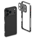 超薄型合金メタルフレーム耐衝撃iPhoneケースレンズフレーム付き、iPhone 17 Pro Max用、iPhone 17 Pro用