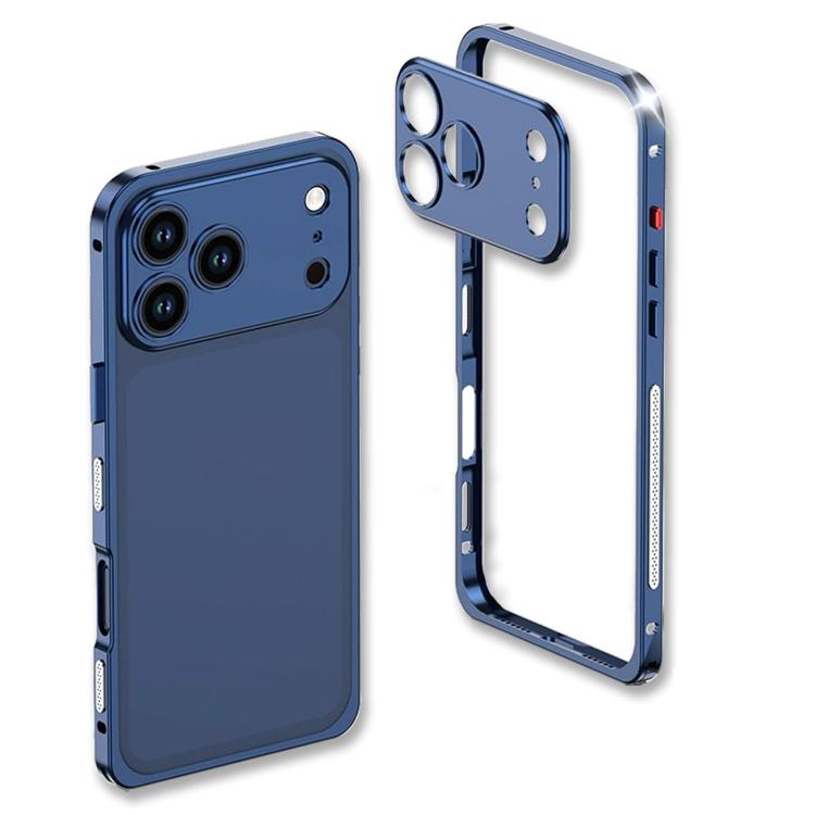 超薄型合金メタルフレーム耐衝撃iPhoneケースレンズフレーム付き、iPhone 17 Pro Max用、iPhone 17 Pro用