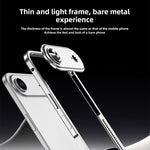 超薄型合金メタルフレーム耐衝撃iPhoneケースレンズフレーム付き、iPhone 17 Pro Max用、iPhone 17 Pro用