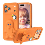 ペンギンベビー EVA 衝撃吸収電話ケース ホルダー付き、iPhone 17 Pro Max用、iPhone 17 Pro用、iPhone 17用、iPhone Air用、iPhone 16 Pro Max用、iPhone 16 Pro用、iPhone 16用、iPhone 15 Pro Max用