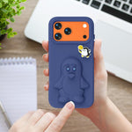 ペンギンベビー EVA 衝撃吸収電話ケース ホルダー付き、iPhone 17 Pro Max用、iPhone 17 Pro用、iPhone 17用、iPhone Air用、iPhone 16 Pro Max用、iPhone 16 Pro用、iPhone 16用、iPhone 15 Pro Max用