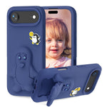 ペンギンベビー EVA 衝撃吸収電話ケース ホルダー付き、iPhone 17 Pro Max用、iPhone 17 Pro用、iPhone 17用、iPhone Air用、iPhone 16 Pro Max用、iPhone 16 Pro用、iPhone 16用、iPhone 15 Pro Max用