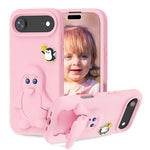 ペンギンベビー EVA 衝撃吸収電話ケース ホルダー付き、iPhone 17 Pro Max用、iPhone 17 Pro用、iPhone 17用、iPhone Air用、iPhone 16 Pro Max用、iPhone 16 Pro用、iPhone 16用、iPhone 15 Pro Max用