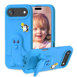 ペンギンベビー EVA 衝撃吸収電話ケース ホルダー付き、iPhone 17 Pro Max用、iPhone 17 Pro用、iPhone 17用、iPhone Air用、iPhone 16 Pro Max用、iPhone 16 Pro用、iPhone 16用、iPhone 15 Pro Max用