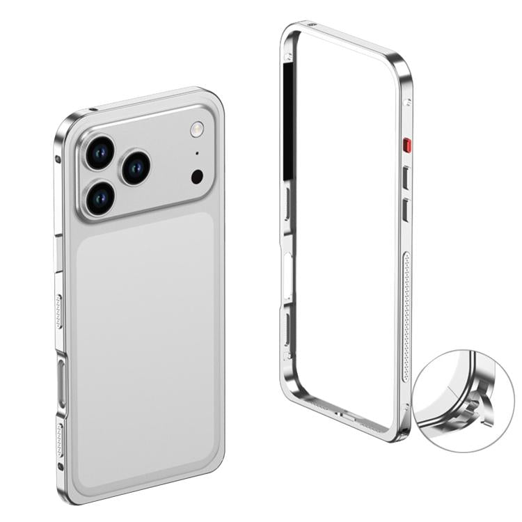 Ultra-Thin Alloy Metal Frame Shockproof Phone Case, For iPhone 17 Pro Max, For iPhone 17 Pro