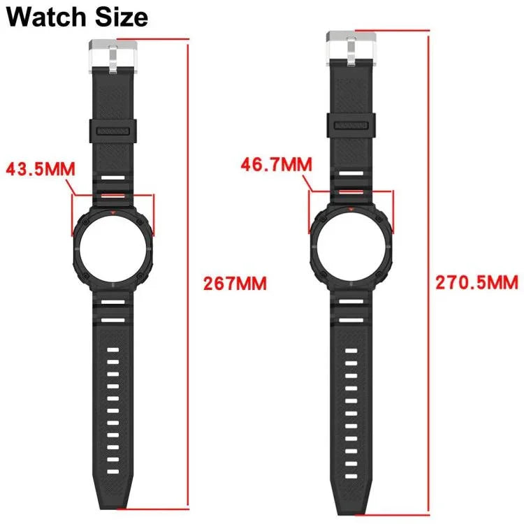 無地 時計ケース一体型 TPU 時計バンド、Samsung Galaxy Watch8 44mm 用、Samsung Galaxy Watch8 40mm 用