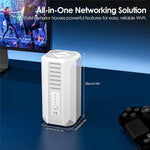 WAVLINK WL-WNF100X3NR-B ナノSIMスロット付き 欧州版 5Gルーター WiFi 6 EUプラグ、UKプラグ
