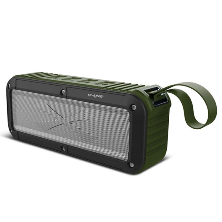 W-KING S20 ラウンドスピーカー IPX6 防水 Bluetooth スピーカー ポータブル NFC Bluetooth スピーカー アウトドア/シャワー/自転車用 FMラジオ
