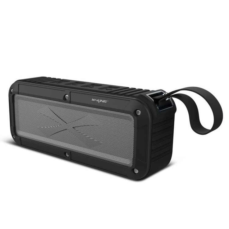 W-KING S20 ラウンドスピーカー IPX6 防水 Bluetooth スピーカー ポータブル NFC Bluetooth スピーカー アウトドア/シャワー/自転車用 FMラジオ