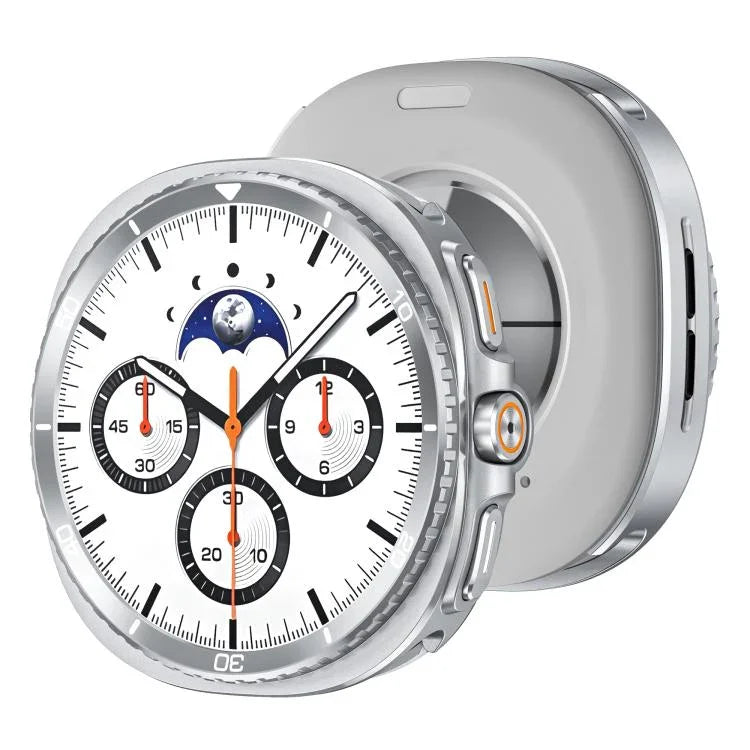 トランスフォーム イン トゥ Watch8 Classic メタル 時計保護カバー、Samsung Galaxy Watch8 44mm 用、Samsung Galaxy Watch8 40mm 用