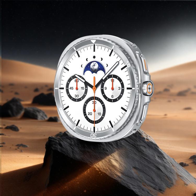 トランスフォーム イン トゥ Watch8 Classic メタル 時計保護カバー、Samsung Galaxy Watch8 44mm 用、Samsung Galaxy Watch8 40mm 用