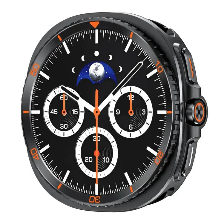 トランスフォーム イン トゥ Watch8 Classic メタル 時計保護カバー、Samsung Galaxy Watch8 44mm 用、Samsung Galaxy Watch8 40mm 用