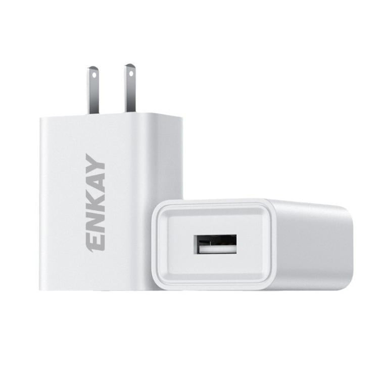ENKAY 10W USB壁掛け充電器 5V 2A 電源アダプター、EUプラグ、USプラグ