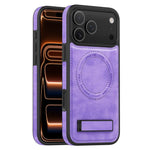 多機能ホルダーマグセーフPUスマホケース、iPhone 17 Pro Max用、iPhone 17 Pro用、iPhone 17用、iPhone Air用