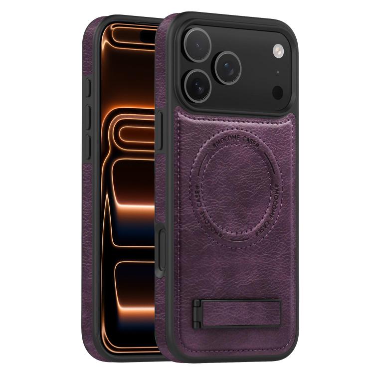 多機能ホルダーマグセーフPUスマホケース、iPhone 17 Pro Max用、iPhone 17 Pro用、iPhone 17用、iPhone Air用