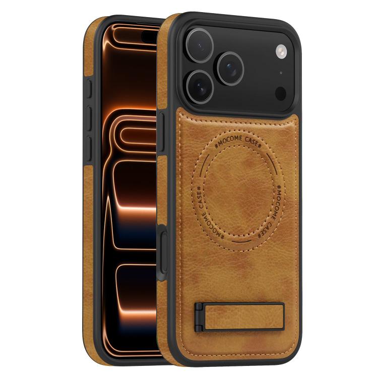 多機能ホルダーマグセーフPUスマホケース、iPhone 17 Pro Max用、iPhone 17 Pro用、iPhone 17用、iPhone Air用