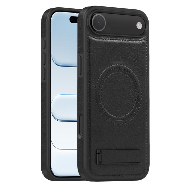 多機能ホルダーマグセーフPUスマホケース、iPhone 17 Pro Max用、iPhone 17 Pro用、iPhone 17用、iPhone Air用