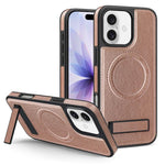 多機能ホルダーマグセーフPUスマホケース、iPhone 17 Pro Max用、iPhone 17 Pro用、iPhone 17用、iPhone Air用