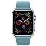 クラシックボタンレザーリストストラップウォッチバンド Apple Watch Series 3 & 2 & 1 38mm用
