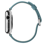 クラシックボタンレザーリストストラップウォッチバンド Apple Watch Series 3 & 2 & 1 38mm用