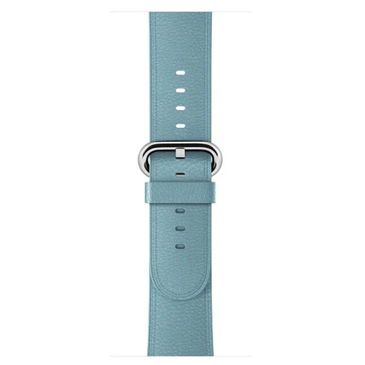 クラシックボタンレザーリストストラップウォッチバンド Apple Watch Series 3 & 2 & 1 38mm用