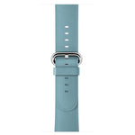 クラシックボタンレザーリストストラップウォッチバンド Apple Watch Series 3 & 2 & 1 38mm用
