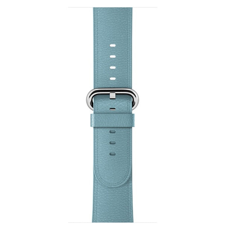 クラシックボタンレザーリストストラップウォッチバンド Apple Watch Series 3 & 2 & 1 38mm用
