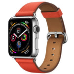クラシックボタンレザーリストストラップウォッチバンド Apple Watch Series 3 & 2 & 1 38mm用