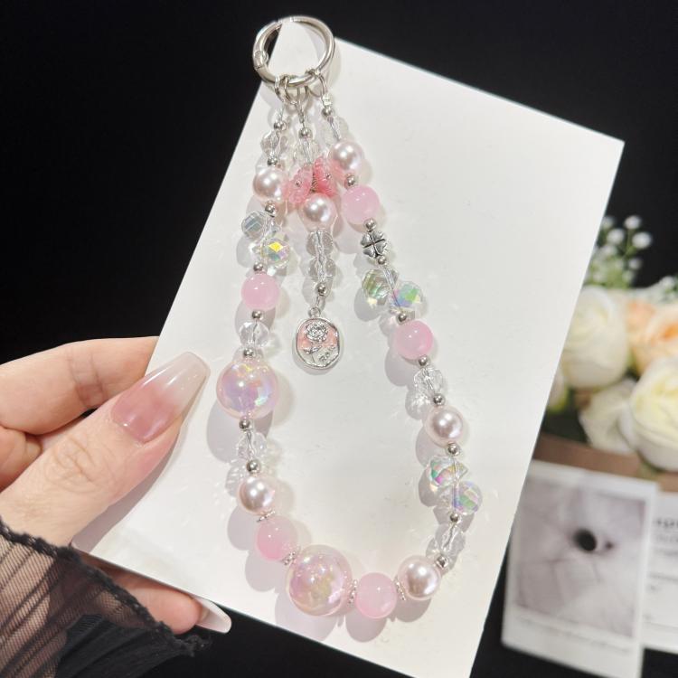 Stellar Rose Gold Pearl Bracelet, Purple, Pink