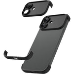 超薄型フレームレス TPU四隅エアバッグ 衝撃吸収スマホケース レンズフィルム付き、iPhone 17 Pro Max用、iPhone 17 Pro用、iPhone 17用、iPhone Air用