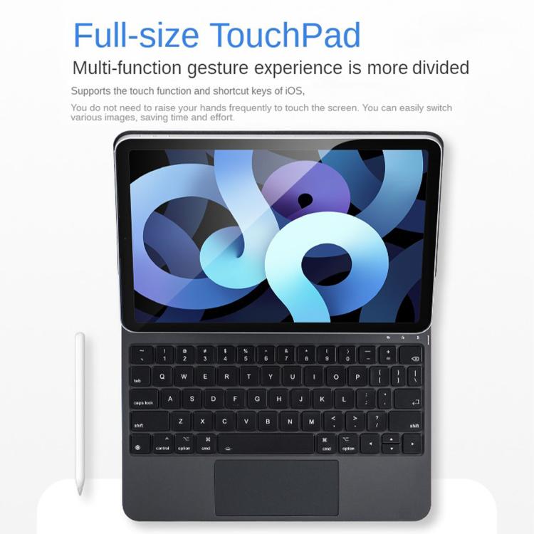 タッチパッドマジックキーボード一体型マグネット保護ケース、iPad Air 11 2025 / 2024 / Pro 11用