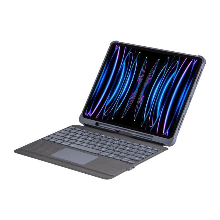 分割式Bluetoothバックライトキーボードマグネット四隅エアバッグ保護ケース、iPad Air 13 2025 / 2024 / Pro 12.9用