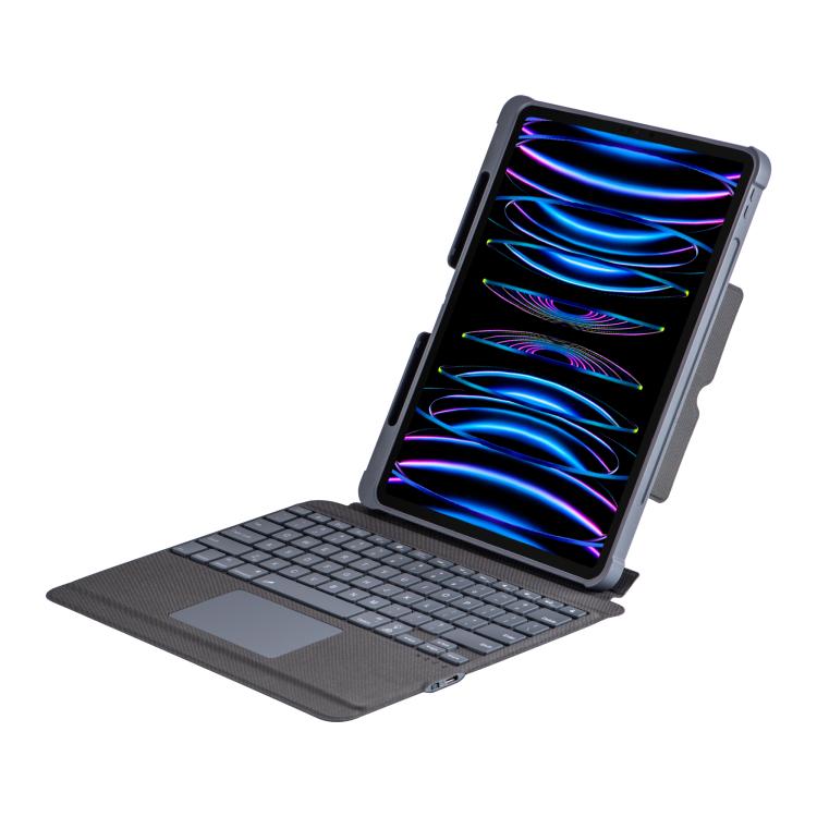 分割式Bluetoothバックライトキーボードマグネット四隅エアバッグ保護ケース、iPad Air 13 2025 / 2024 / Pro 12.9用