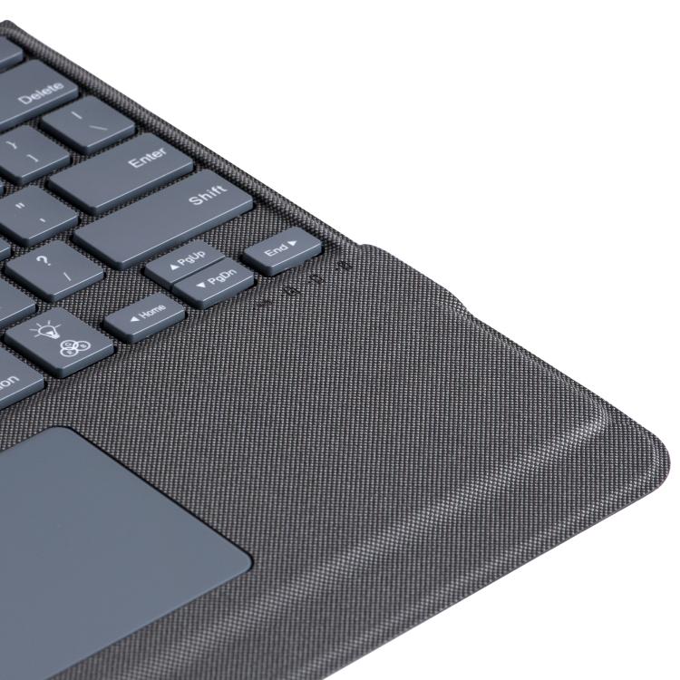 分割式Bluetoothバックライトキーボードマグネット四隅エアバッグ保護ケース、iPad Air 13 2025 / 2024 / Pro 12.9用