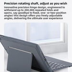 分割式Bluetoothバックライトキーボードマグネット四隅エアバッグ保護ケース、iPad Air 13 2025 / 2024 / Pro 12.9用